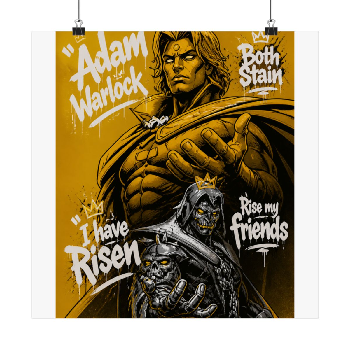 Adam Warlock - Marvel Rivals Fanart Poster - alternate angle 2, merchandise