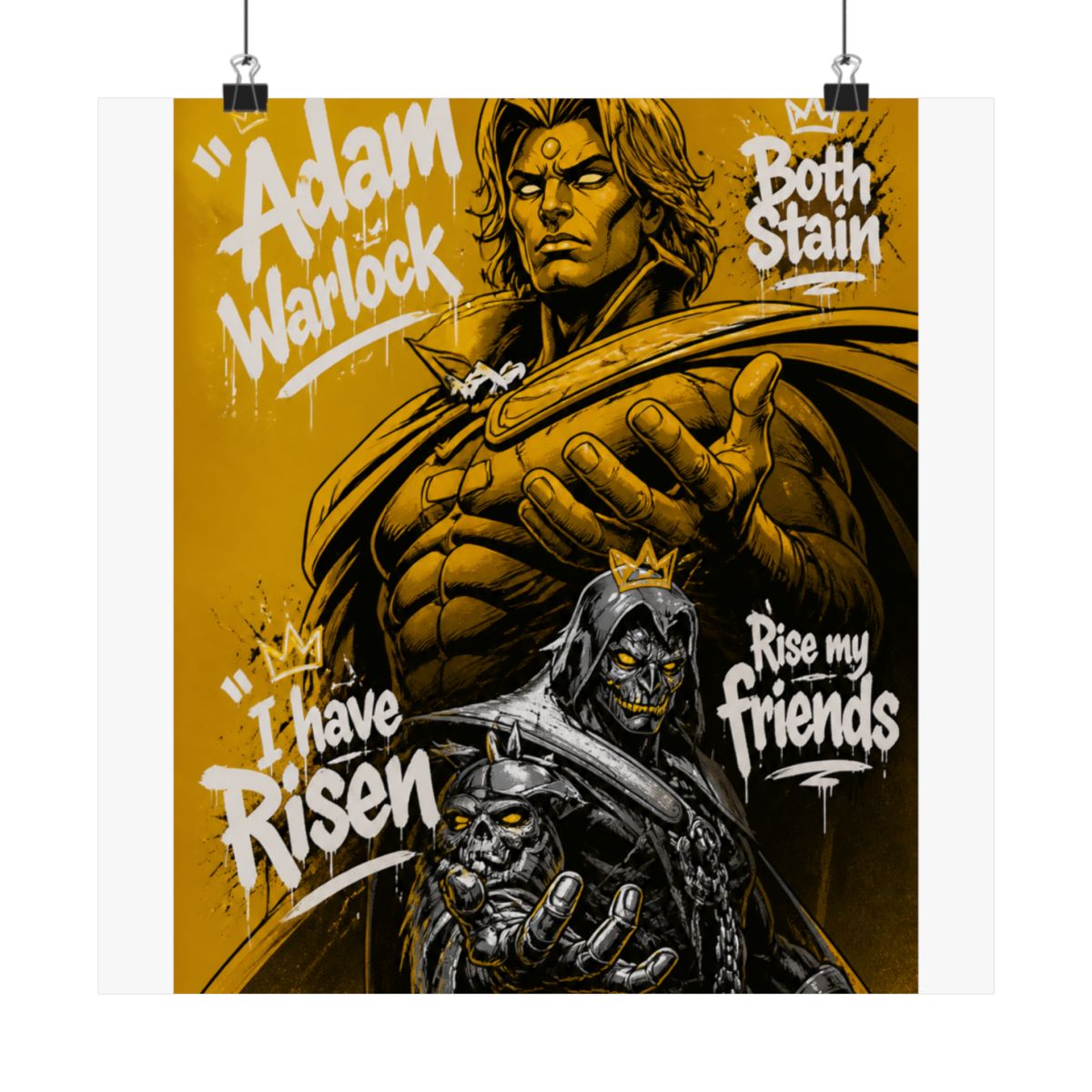 Adam Warlock - Marvel Rivals Fanart Poster - alternate angle 1, merchandise